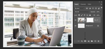 adding a layer mask
